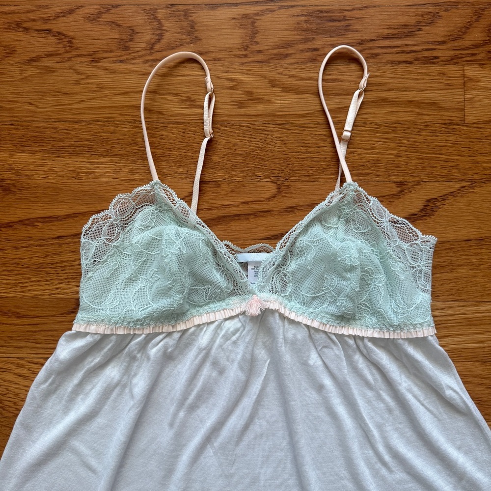 Eberjey lace accent coquette chemise nightgown Small